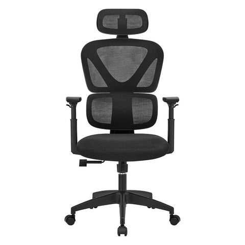 Rootz Office Chair - Office Chair With Adjustable Backrest - Gaming Chair - Ergonomic Chair - Executive Chair - Task Chair - Plastic - Foam Padding - Polyester - 65 x 60 x (120-130) cm (W x D x H)