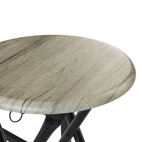 Rootz Folding Bar Table and 2 Folding Stools-Home Kitchen Breakfast Bar Set-Furniture Dining Set