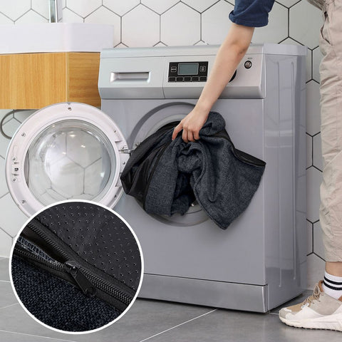 Rootz Dog Bed - Dog Bed For Large Dogs - Dog Sleeping Bed - Dog Cave Bed - Dog Orthopedic Bed - Dog Raised Bed - Imitation Linen - Polyester Fabric With Nubs - PP Filling - Plush - Dark Grey - 90 x 75 x 25 cm (L x W x H)