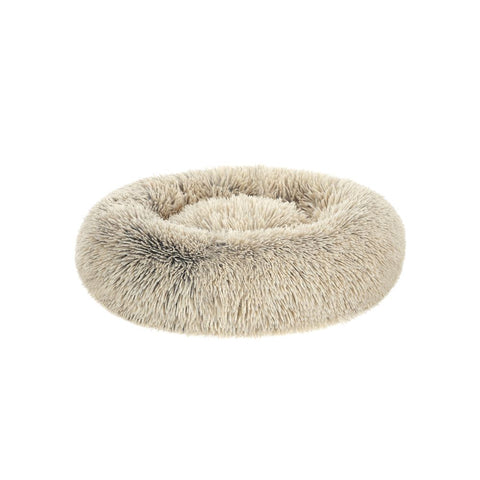 Rootz Dog Bed - Pet Bed - Orthopedic Dog Bed - Waterproof Dog Bed - Plush Dog Bed - Round Dog Bed - Khaki - 60 x 20 cm (Ø x H)