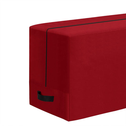 Rootz Storage Bag - Storage Bag For Christmas Tree - Christmas Bag - Space-saving Bag - 600d Oxford Fabric - Red - 164 x 38 x 76 cm (L x W x H)