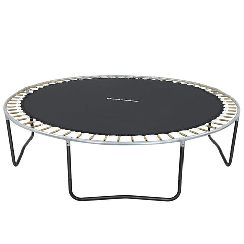 Rootz Trampoline - Trampoline Jumping Cloth - Outdoor Trampoline - Kids Trampoline - Jumping Mat - Round Trampoline - Black - 366 cm