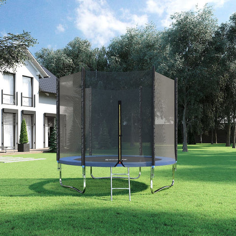Rootz Safety Net - Trampoline Safety Net - Trampoline Enclosure Net - High-quality Trampoline Safety Net - Black
