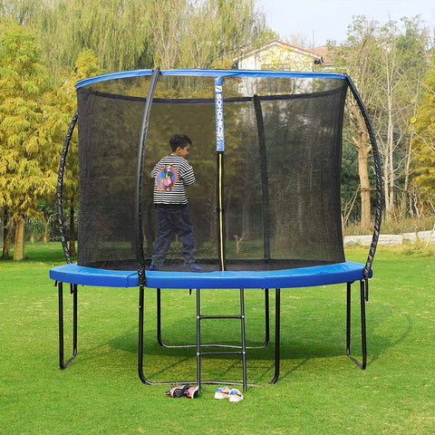 Rootz Trampoline Edge Cover - Edge Cover - Trampoline Safety Pad - Trampoline Padding - Trampoline Safety Mat - UV-resistant Trampoline Pad - Blue