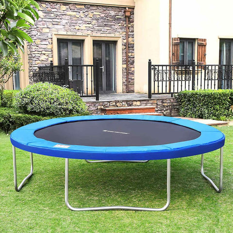 Rootz Trampoline Edge Cover - Edge Cover - Trampoline Safety Pad - Trampoline Padding - Trampoline Safety Mat - UV-resistant Trampoline Pad - Blue