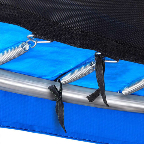 Rootz Trampoline Edge Cover - Edge Cover - Trampoline Safety Pad - Trampoline Padding - Trampoline Safety Mat - UV-resistant Trampoline Pad - Blue
