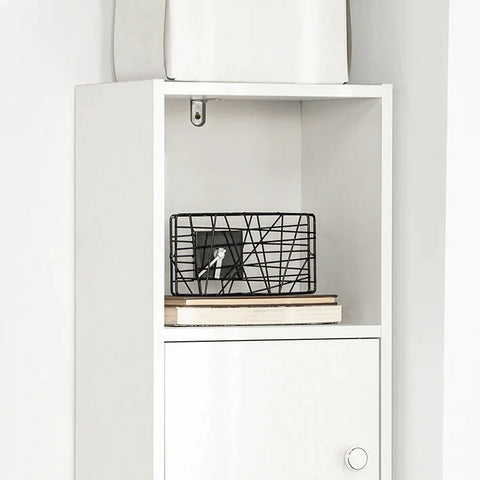 Rootz Bookcase - Book Shelf - Storage Shelf - Storage Display Shelving Unit - Standing Shelf - Tall Cabinet