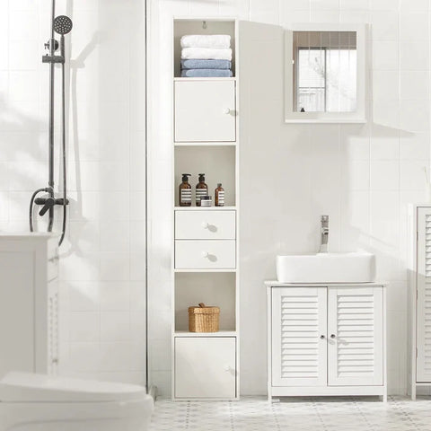 Rootz Bookcase - Book Shelf - Storage Shelf - Storage Display Shelving Unit - Standing Shelf - Tall Cabinet