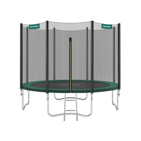 Rootz Trampoline - Outdoor Trampoline - Round Garden Trampoline - Kids Trampoline - Adult Trampoline - Garden Trampoline - Round Trampoline - Black/Green - 305 cm