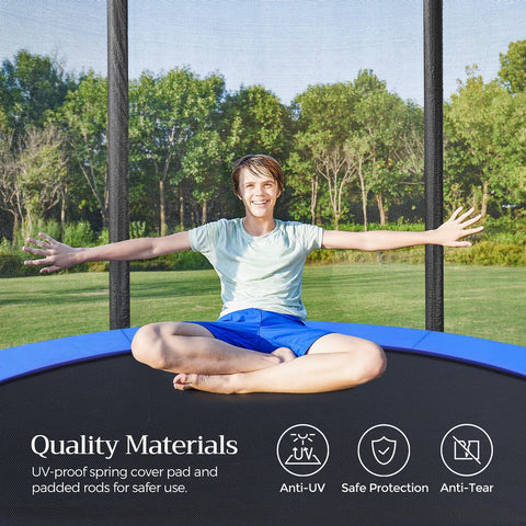 Rootz Trampoline - Outdoor Trampoline - Kids Trampoline - Mini Trampoline - Trampoline Park - Jumping Trampoline - Black/Green