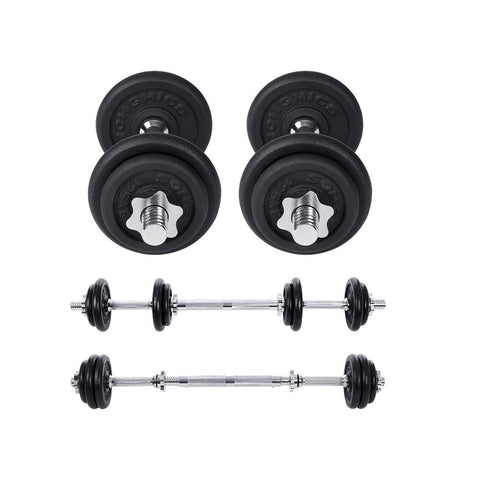 Rootz Dumbbell - Dumbbell Set - Cast Iron Dumbbell - Weight Dumbbells - Adjustable Dumbbells - Hex Dumbbells - Workout Dumbbells - Fitness Dumbbells - Black