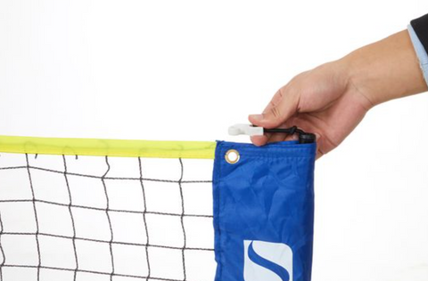 Rootz Badminton Net - Volleyball Net - Tennis Net - Blue - Yellow - Metal - Plastic - Carrying Bag - Adjustable - 500 x 103 x 155 cm