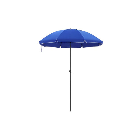 Rootz Parasol - Umbrella - Patio Umbrella - Garden Parasol - Sunshade - Outdoor Parasol - Uv-protected Umbrella - Portable Parasol - Blue - 2.3 m