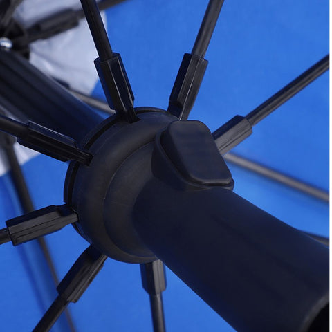Rootz Parasol - Umbrella - Patio Umbrella - Garden Parasol - Sunshade - Outdoor Parasol - Uv-protected Umbrella - Portable Parasol - Blue - 2.3 m