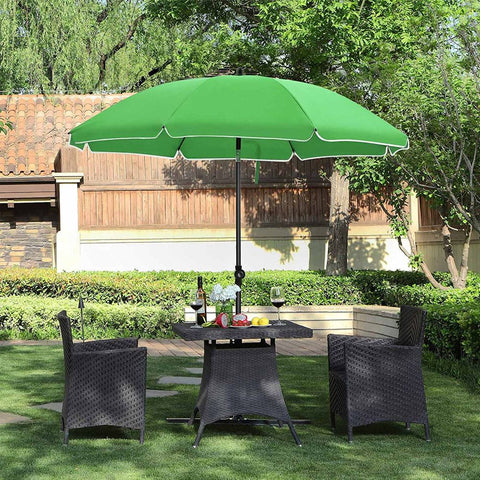 Rootz Parasol - Folding Parasol - Umbrella - Patio Parasol - Outdoor Parasol - Garden Parasol - Beach Parasol - Sunshade - UV-protected Parasol - Green