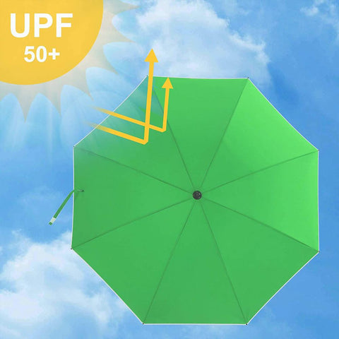 Rootz Parasol - Folding Parasol - Umbrella - Patio Parasol - Outdoor Parasol - Garden Parasol - Beach Parasol - Sunshade - UV-protected Parasol - Green