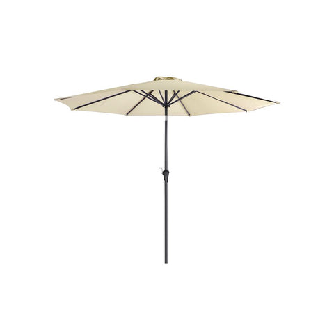 Rootz Parasol - Garden Umbrella - Patio Sunshade - Beach Umbrella - Poolside Parasol - Uv Protection Umbrella - Waterproof Umbrella - High-quality Umbrella - Beige - Ø 300 cm