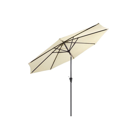 Rootz Parasol - Garden Umbrella - Patio Sunshade - Beach Umbrella - Poolside Parasol - Uv Protection Umbrella - Waterproof Umbrella - High-quality Umbrella - Beige - Ø 300 cm