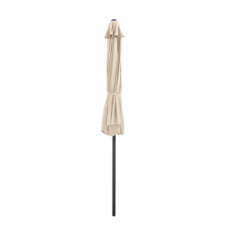 Rootz Parasol - Garden Umbrella - Patio Sunshade - Beach Umbrella - Poolside Parasol - Uv Protection Umbrella - Waterproof Umbrella - High-quality Umbrella - Beige - Ø 300 cm