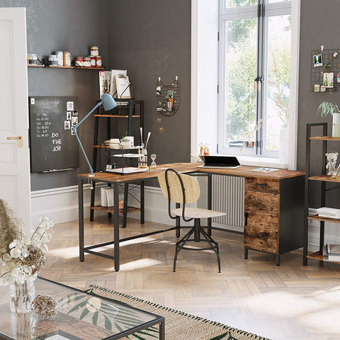 Rootz Desk - Corner desk - Work table - Office table - Desks - 137 x 150 x 75 cm (LxWxH)