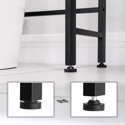 Rootz Bathroom cabinet - WC Cabinet - Storage rack - Bathroom furniture - Bathroom rack - Industrial - 63 x 25 x 165 cm