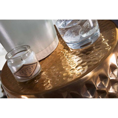 Rootz golden side table - Living room table - Side table