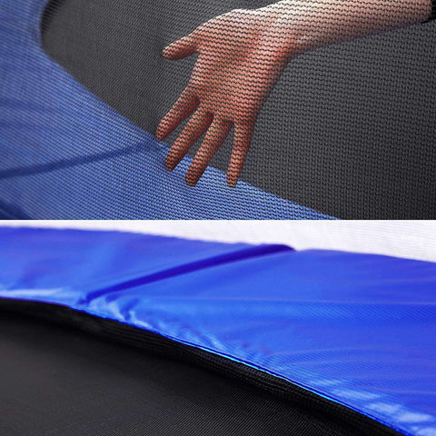Rootz Trampoline With Safety Net - Trampolines - Garden - Black/Blue - Ø 183