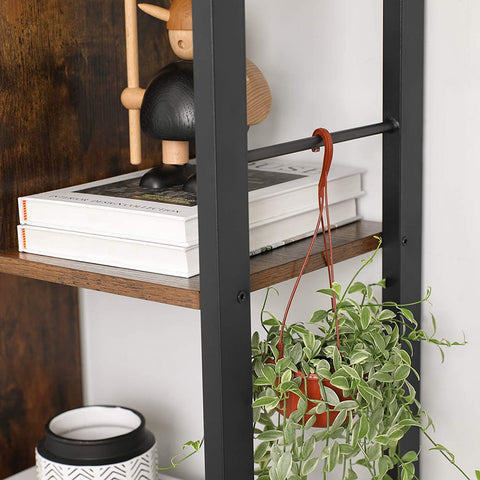 Rootz Bookcase - Bookcases - Industrial - Wood - Iron Frame - 74 x 30 x 154.5 cm (LxWxH)