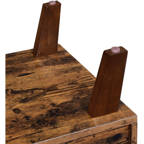 Rootz Big Oaks 2 TV Cabinet - TV Furniture Industrial - TV Table Retro - Industrial - Brown - 140 x 40 x 45 cm