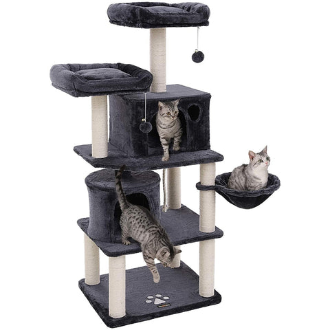 Rootz Cat Tree XL 152 CM - Luxury Cat House - Scratching Post - Cats - Cat