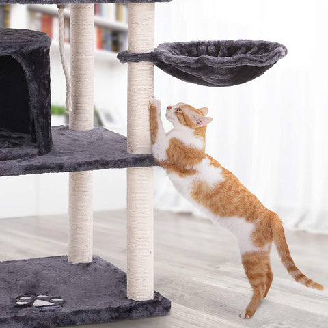 Rootz Cat Tree XL 152 CM - Luxury Cat House - Scratching Post - Cats - Cat