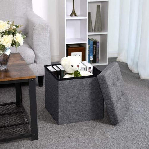 Rootz Hocker - Hocker With Storage Space - Hockers - Hockers And Footstools - Dark Gray