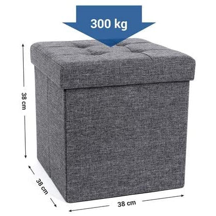 Rootz Hocker - Hocker With Storage Space - Hockers - Hockers And Footstools - Dark Gray