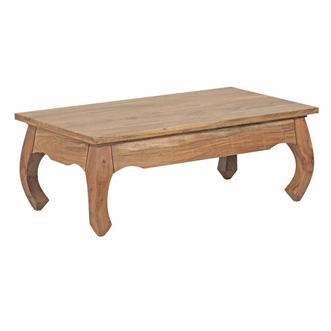 Rootz Coffee Table - Acacia Wood - Natural Country House Style - Living Room Side Table - 110cm Wide