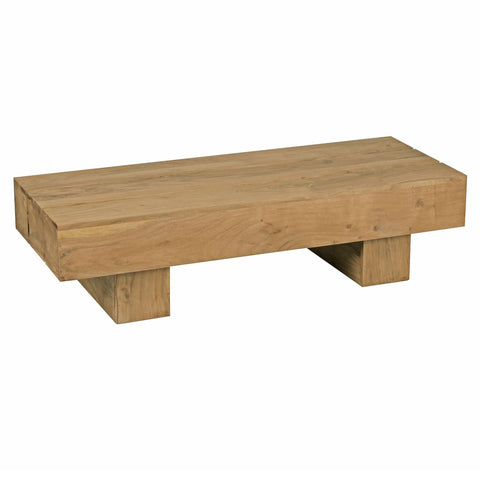Rootz Coffee Table - Acacia Wood - Dark Brown Country Style - Living Room Design - 120cm Wide