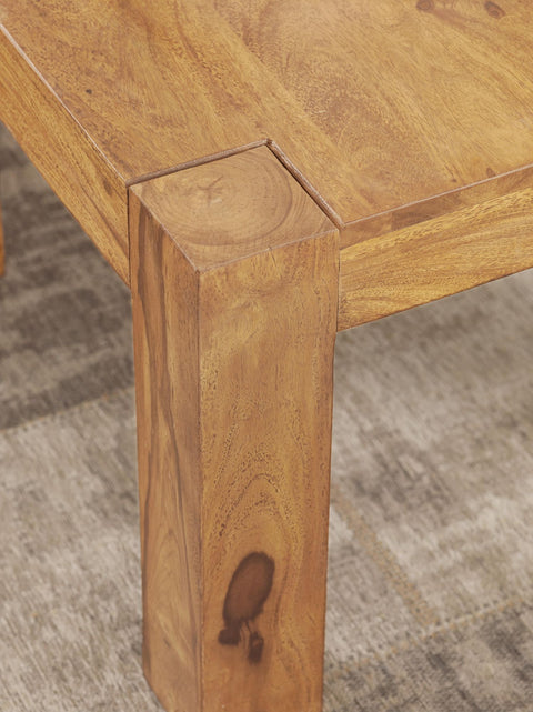 Rootz Coffee Table - Acacia Wood - Brown Country Style - Nature-inspired Dining Table - 60cm Wide