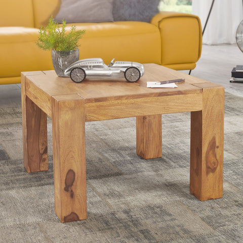 Rootz Coffee Table - Acacia Wood - Brown Country Style - Nature-inspired Dining Table - 60cm Wide
