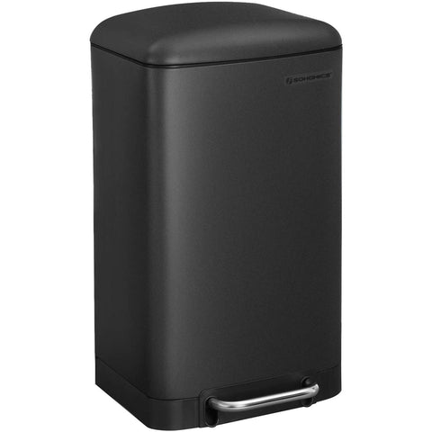 Rootz Pedal bin 30 L - Trash cans - Black - 34.5 x 61.5 x 27.5 cm (WxH x D)