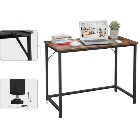 Rootz Whatcom Desk - Industrial Work Table - Computer Desk - Desks - 100 x 50 x 75 cm (LxWxH)
