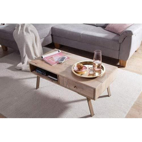 Rootz Coffee Table Wood - Wooden Coffee Tables - Living Room Table - 95 x 42 x 50 cm